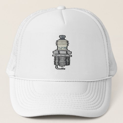 Spark Plug Mechanic Trucker Hat