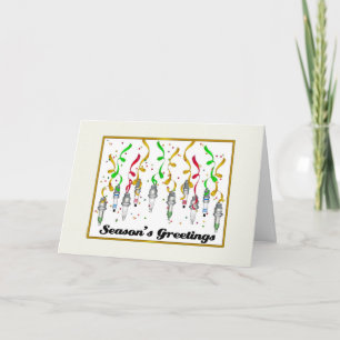Spark Plugs Season's Greetings Card