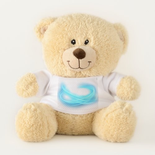 Sparking blue light show teddy bear