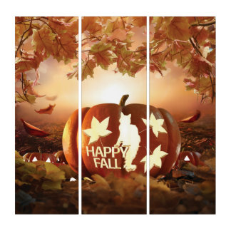 Sparkle4 Happy Fall Premium Acrylic Wall Art