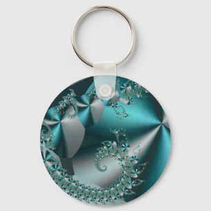 Sparkle 2 Abstract Geometric Pattern Keychain