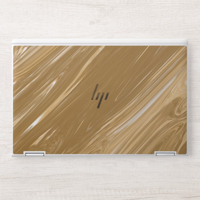 Sparkle agate  marble  Turquoise HP Laptop Skin (Front)