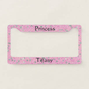 Sparkle and Bling Princess License Plate Frame