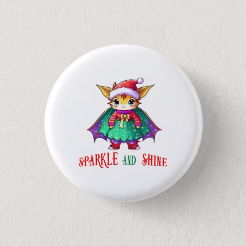 Sparkle and shine Dragon Button