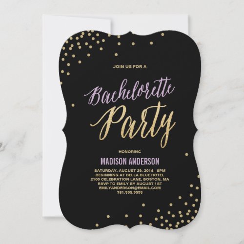Sparkle | Bachelorette Party Invitation