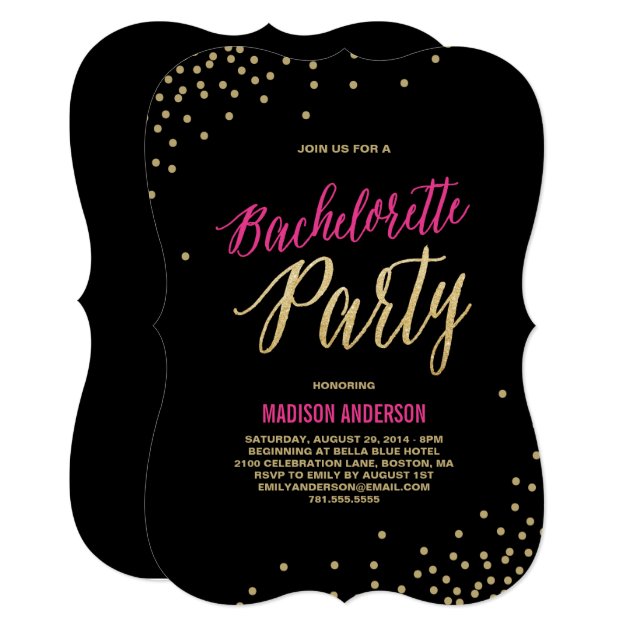 Sparkle | Bachelorette Party Invitation