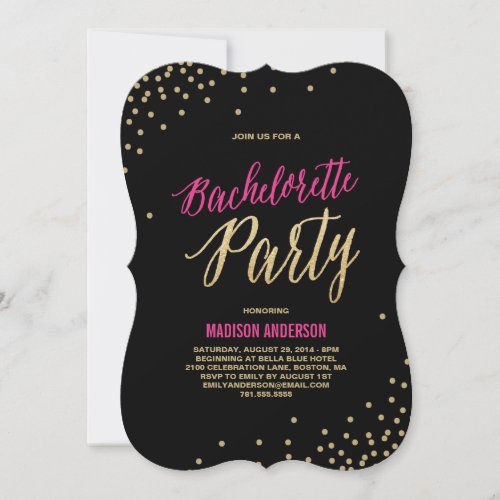 Sparkle | Bachelorette Party Invitation