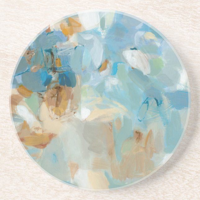 Sparkle Beach Drink Coaster (Front)