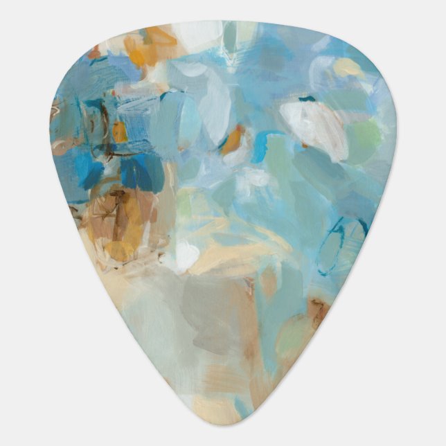 Sparkle Beach Guitar Pick (Front)
