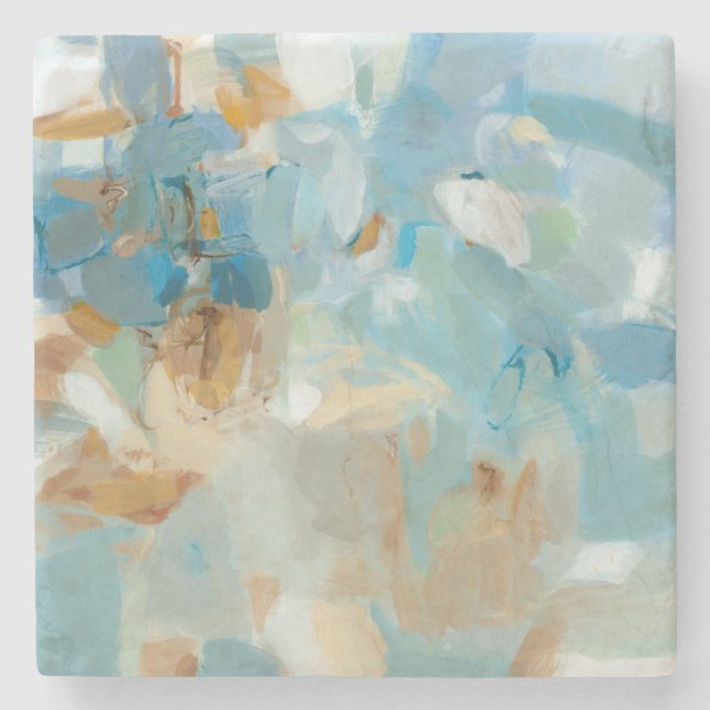 Sparkle Beach Stone Coaster (Front)