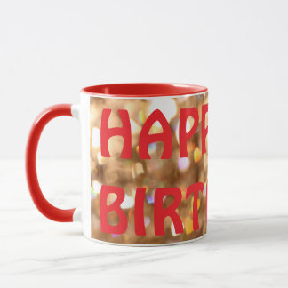 Sparkle Birthday Mug Designed By Zazz_it