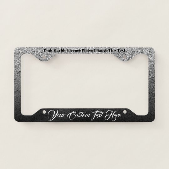 Sparkle Bling License Plate Frame