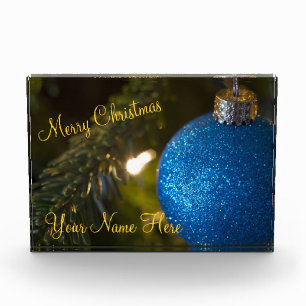 Sparkle Blue Ornament Award