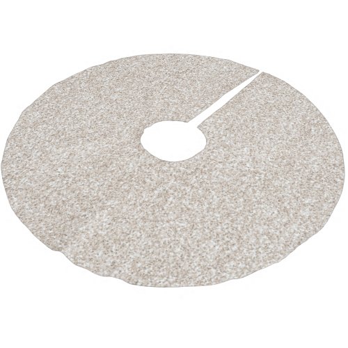 Sparkle Blush Cream Glitz Glitter      Brushed Polyester Tree Skirt