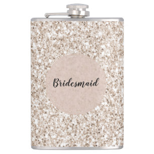 Sparkle Blush Cream Glitz Glitter Flask