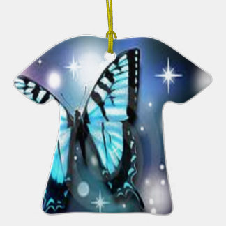 sparkle-butterfly ceramic ornament