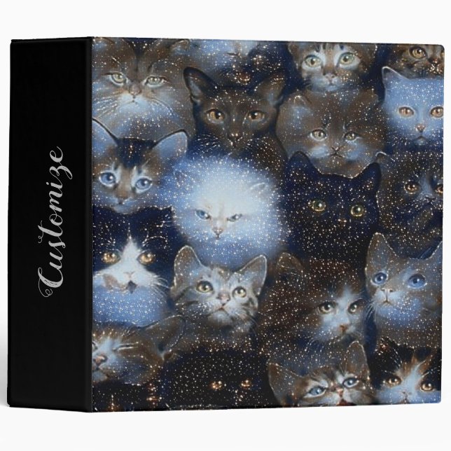 Sparkle Cats Binder (Front/Spine)