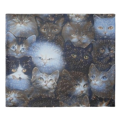 Sparkle Cats Duvet Cover