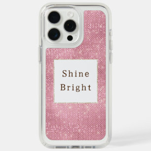 Sparkle Chic Pink Glam Glitter  iPhone 15 Pro Max Case