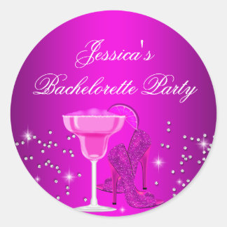 Sparkle Cocktail & Heels Bachelorette Sticker