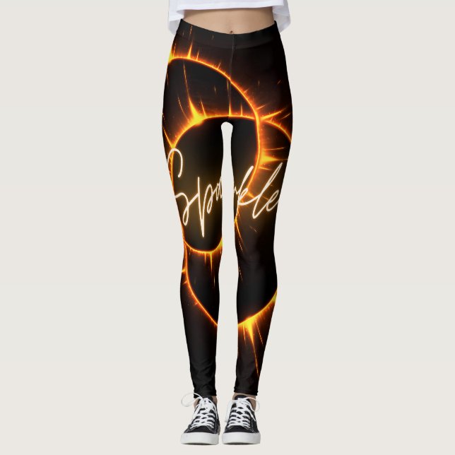 Sparkle Design Leggings (Front)