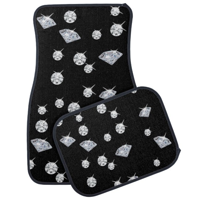 Sparkle Diamonds Car Floor Mat (Set)