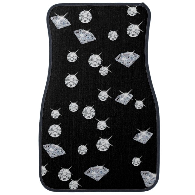 Sparkle Diamonds Car Floor Mat (Front)