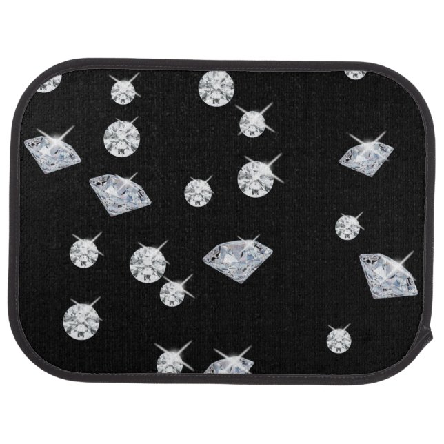 Sparkle Diamonds Car Floor Mat (Rear)
