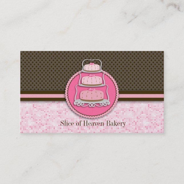 Sparkle & Dots Cake Bakery : Business Cards (Front)