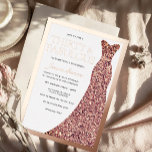 Sparkle Dress 30th Birthday Party Rose Gold Foil Invitation<br><div class="desc">Sparkle Dress 30th Birthday Party Rose Gold Foil Invitation

See matching collection in our store</div>