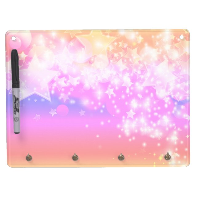 Sparkle Dry Erase Board With Keychain Holder (Front)
