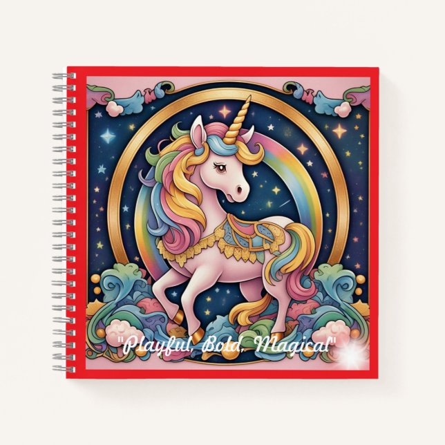 "Sparkle Elegance Joy" Notebook (Front)