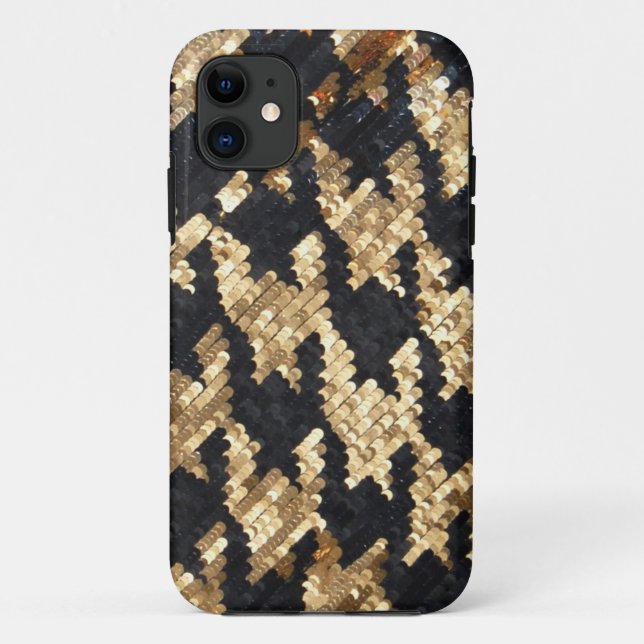 Sparkle Glitter Gold Bling Case-Mate iPhone Case (Back)