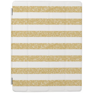 Sparkle Glitter Look Stripes iPad Cover