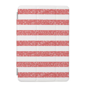 Sparkle Glitter Look Stripes iPad Mini Cover