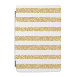 Sparkle Glitter Look Stripes iPad Mini Cover