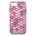 Sparkle Glitter Pink Rose Gold Mermaid Scales Iphone 8/7 Case at Zazzle