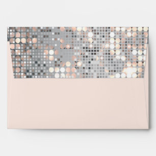 Sparkle Glitter Sequins Glam Invitation Envelopes