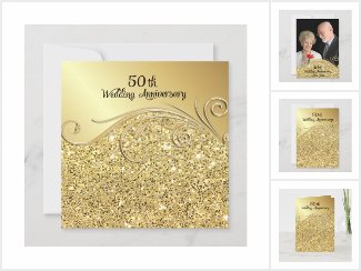 Sparkle Gold Anniversary