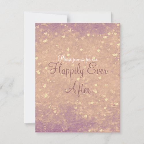 Sparkle Hearts Personalized Announcements