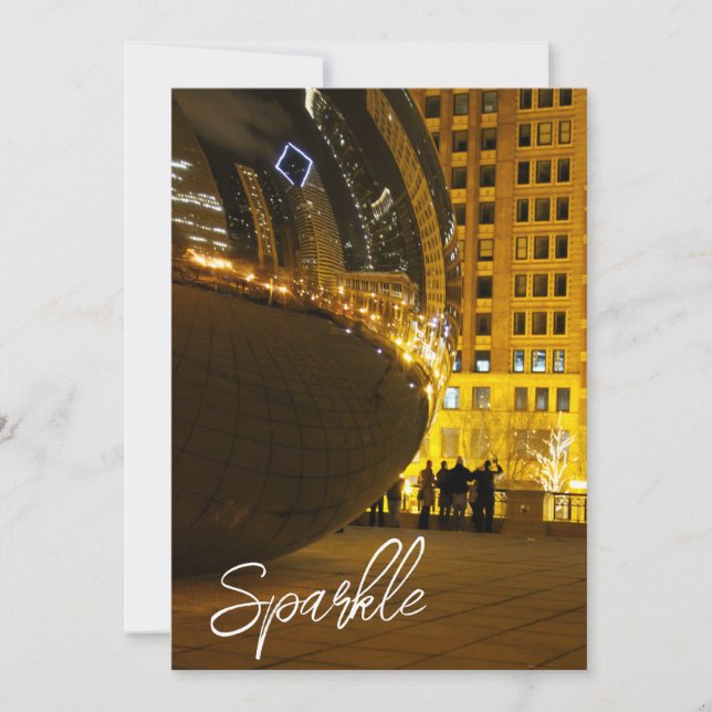Sparkle Holiday Photography Card (Front)