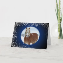 Sparkle Horse Holiday Card