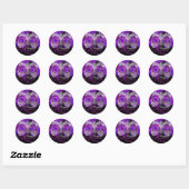 Sparkle Lace Mask Purple Masquerade Sticker (Sheet)