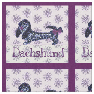 Sparkle Like A Dachshund Fabric