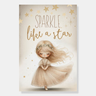 Sparkle like a star foam board