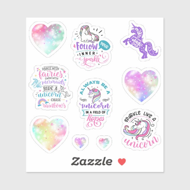 Sparkle Like A Unicorn Sticker (Sheet)