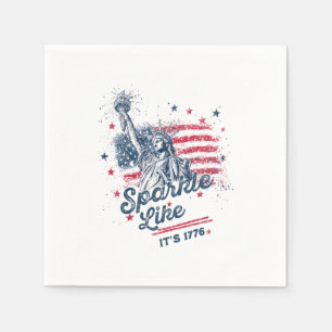 Sparkle Like It's 1776, Patriotic Design, American Napkins