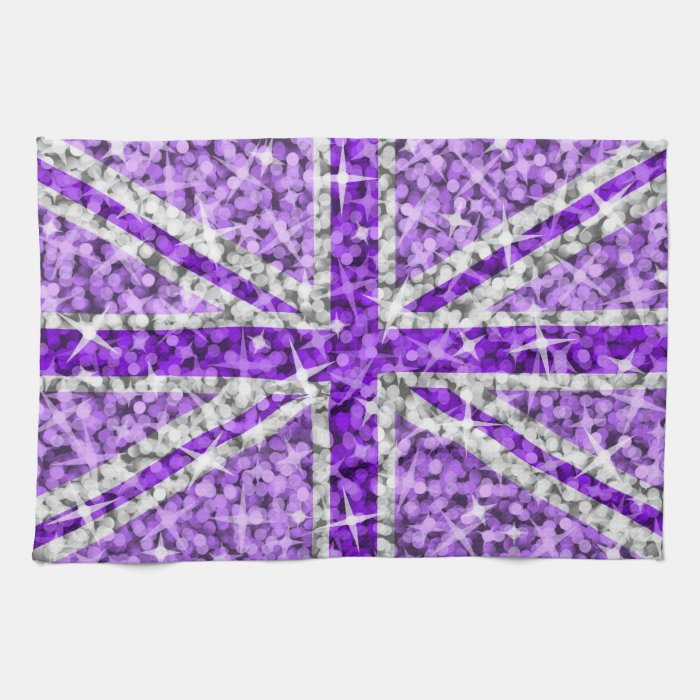 Sparkle Look UK Purple kichen towel