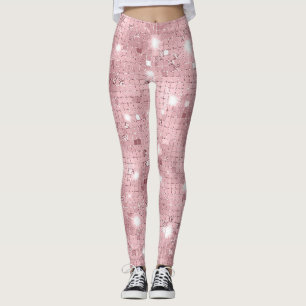 Sparkle Luxury Pink Leggings