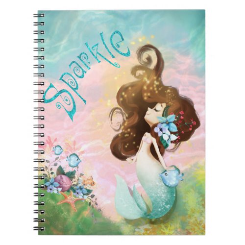 Sparkle Mermaid  Notebook